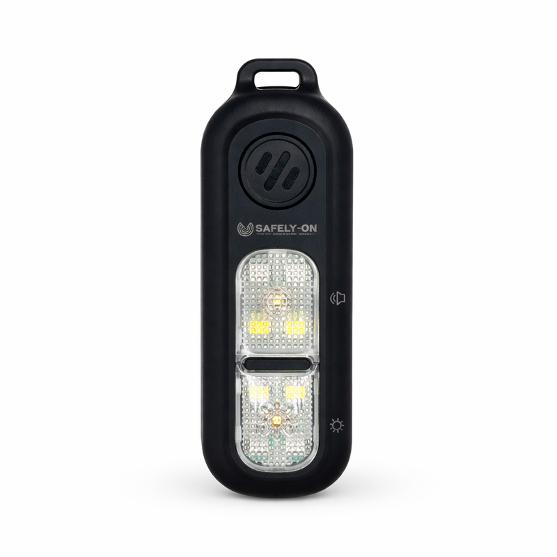 Pack Sérénité Safely-On : alarme personnelle Aura noire